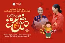 Nhiều cách huy động cho đến hình thức hỗ trợ của chương trình "Gửi quà Góp Tết" đều rất đa dạng, thiết thực và hiệu quả. (Ảnh: CTV/Vietnam+)