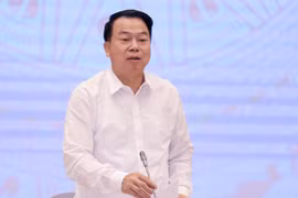 Thứ trưởng Bộ Tài chính Nguyễn Đức Chi thông tin về việc thanh tra toàn diện thị trường bảo hiểm nhân thọ. (Ảnh: PV/Vietnam+)