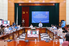 Hội thảo "Hoàn thiện quy định của pháp luật và cơ chế bảo vệ quyền lợi của người lao động bị nợ, trốn đóng bảo hiểm xã hội bắt buộc. (Ảnh: PV/Vietnam+)