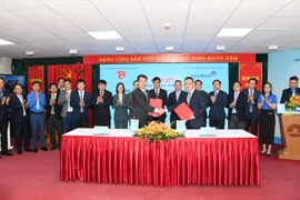 VietinBank và Trung ương Đoàn ký kết hợp tác giai đoạn 2022-2025. (Ảnh: Vietnam+)