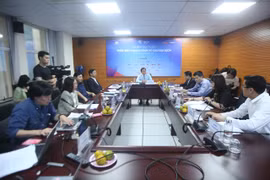 Toàn cảnh toạ đàm “Thúc đẩy thanh toán số sau đại dịch”. (Ảnh: Vietnam+)