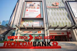 Trụ sở Techcombank. (Ảnh: CTV/Vietnam+)