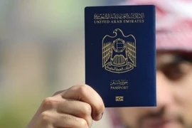 Tấm hộ chiếu của UAE được đánh giá là quyền lực nhất thế giới. (Nguồn: Khaleej Times)