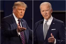 Tổng thống Mỹ Donald Trump (trái) và ứng cử viên của đảng Dân chủ Joe Biden. (Ảnh: Star Tribune)