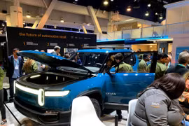 Một mẫu ôtô được trưng bày. (Nguồn: Business Insider)