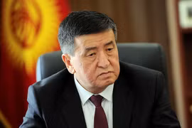 Tổng thống Kyrgyzstan Sooronbay Jeenbekov. (Ảnh: The Star)