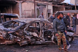 Hiện trường vụ đánh bom. (Ảnh: Press TV)