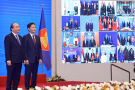Lãnh đạo các quốc gia trong cuộc họp. (Ảnh: Thống Nhất/TTXVN)