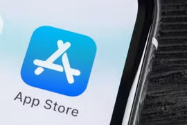 Biểu tượng AppStore trên hệ điều hành iOS. (Ảnh: Bloomberg)