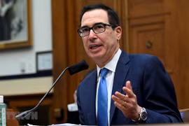 Bộ trưởng Tài chính Mỹ Steven Mnuchin. (Ảnh: AFP/TTXVN)