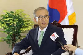 Đại sứ Hàn Quốc tại Hiệp hội các quốc gia Đông Nam Á (ASEAN), ông Lim Sungnam. (Ảnh: Hữu Chiến)