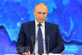 Tổng thống Nga Vladimir Putin (Ảnh: AFP/TTXVN)