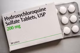 Thuốc sốt rét hydroxychloroquine. (Ảnh: The Indian Express)