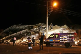 Hiện trường vụ động đất. (Ảnh: NBC)