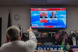 Newsmax đưa tin liên quan tới kết quả bầu cử Mỹ. (Ảnh: Newsweek)