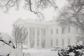 Trận bão tuyết xảy ra hồi cuối tháng 12/2009. (Ảnh: Internet) 