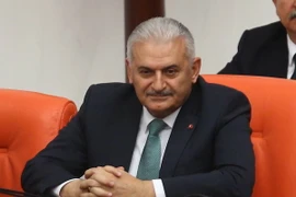 Thủ tướng Thổ Nhĩ Kỳ Binali Yildirim trong một phiên họp Quốc hội ở thủ đô Ankara ngày 27/5. (Nguồn: AFP/TTXVN)