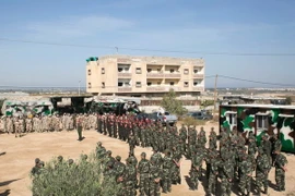 Phong trào Hồi giáo Hamas ở Gaza tuyên bố đã triển khai lực lượng dọc tuyến biên giới có chiều dài 13km giữa Gaza và Sinai, Ai Cập. (Nguồn: AFP/TTXVN)