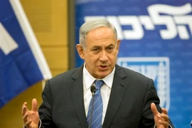 Thủ tướng Israel Benjamin Netanyahu tại một cuộc họp Jerusalem ngày 23/5. (Nguồn: AFP/TTXVN)