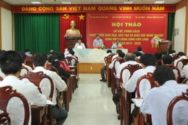 Toàn cảnh hội thảo. (Ảnh: Ánh Tuyết/TTXVN)