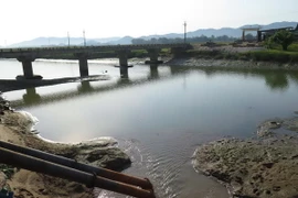 Một đoạn sông Lam. (Ảnh: Nguyễn Văn Nhật/TTXVN)