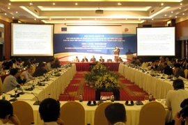 Các đại biểu quốc tế tham dự Hội thảo. (Ảnh: Văn Đức/TTXVN)