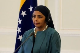 Ngoại trưởng Venezuela Delcy Rodriguez. (Nguồn: AFP/TTXVN)