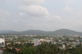 Toàn cảnh thị trấn Dương Đông (huyện Phú Quốc). (Ảnh: Bùi Trường Giang/TTXVN)