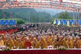 Đại lễ Hoằng Pháp toàn quốc 2015. (Ảnh: Nguyễn Hoàng/TTXVN)
