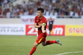 Tiền đạo Công Vinh. (Ảnh: Quốc Khánh/TTXVN)