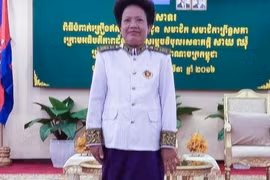 Thượng nghị sỹ đảng Cứu nguy Dân tộc Campuchia (CNRP), bà Thak Lany. (Nguồn: phnompenhpost.com)