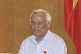 Phó Chủ tịch Quốc hội Uông Chu Lưu phát biểu ý kiến. (Ảnh: Phạm Kiên/TTXVN)