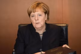 Thủ tướng Đức Angela Merkel trong cuộc họp nội các ở thủ đô Berlin ngày 2/11. (Nguồn: AFP/TTXVN)