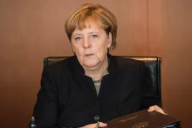Thủ tướng Đức Angela Merkel trong cuộc họp nội các ở thủ đô Berlin ngày 2/11. (Nguồn: AFP/TTXVN)