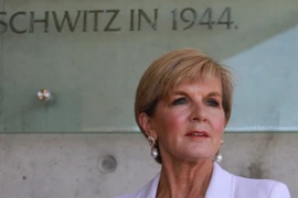 Ngoại trưởng Australia Julie Bishop. (Nguồn: AFP/TTXVN)