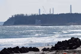 Nhà máy điện hạt nhân Daiichi ở Namie, tỉnh Fukushima ngày 11/2. (Nguồn: AFP/TTXVN)