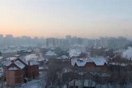 Giá rét tại Kazakhstan. (Nguồn: AP)