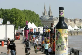 Hội chợ Rượu vang Bordeaux, Pháp. (Nguồn: AFP/TTXVN)