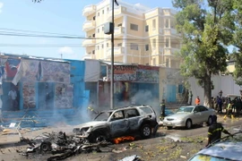 Hiện trường một vụ nổ bom tại Somalia. Ảnh minh họa. (Nguồn: THX/TTXVN)
