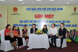 Trẻ em tham gia giao lưu tại chương trình. (Ảnh: Quỹ Bảo trợ trẻ em Việt Nam)