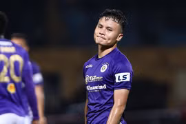 Quang Hải đang có phong độ cao thời điểm này, liên tục tỏa sáng ở Hà Nội FC gần đây. (Ảnh: Hiển Nguyễn/Vietnam+) 