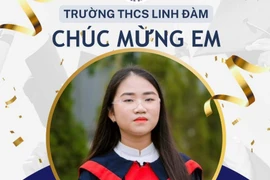 Nguyễn Mai Lan Nhi xuất sắc đỗ cùng lúc ba trường chuyên ở ba môn khác nhau. (Ảnh: NTCC)