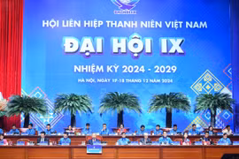 Phiên trọng thể Đại hội đại biểu toàn quốc Hội Liên hiệp thanh niên Việt Nam. (Ảnh: PV/Vietnam)