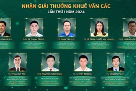 Các nhà khoa học đạt giải Khuê Văn Các năm 2024. (Ảnh: BTC)