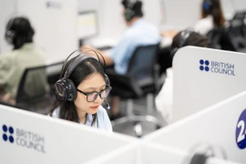 Thí sinh dự thi IELTS. (Ảnh: PV/Vietnam+)