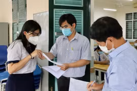 Thí sinh dự thi Tốt nghiệp Trung học phổ thông. (Ảnh: Hồng Giang/TTXVN)