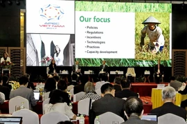 Quang cảnh buổi đối thoại. (Ảnh: Thế Anh/TTXVN)