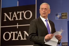 Bộ trưởng Quốc phòng Mỹ Jim Mattis. (Nguồn: Reuters)