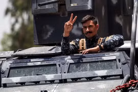 Binh sĩ Iraq trong cuộc chiến chống IS tại thành cổ Mosul ngày 26/6. (Nguồn: AFP/TTXVN)
