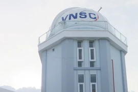 Phần phía trên của Đài thiên văn Nha Trang. (Ảnh: Tiên Minh/TTXVN)